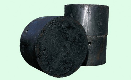 Cylindrical electrode paste